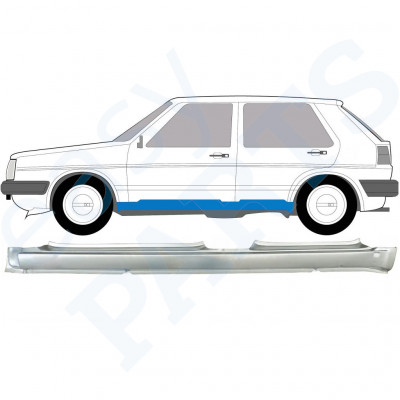 Küszöb javító panel hoz VW Golf 2 1982- / Bal 7096