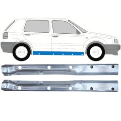 Belső küszöb javító panel hoz Volkswagen Golf 3 1991-1998 / Bal+Jobb / Készlet 12509