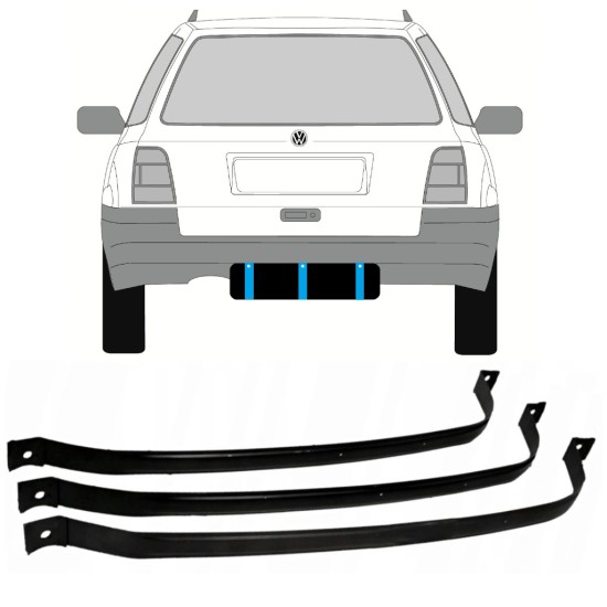 Tartószalag üzemanyagtartály hoz Volkswagen Golf 3 1991-1998 / COMBI 9366