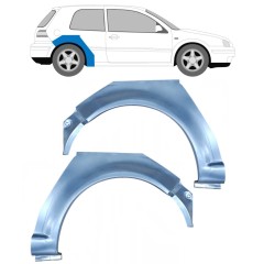 Hátsó sárvédő javító panel hoz Volkswagen Golf 4 1997-2006 / Bal+Jobb / Készlet 9183