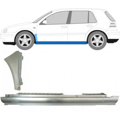 Küszöb és első sárvédő javító panel hoz VW Golf 4 1997- / Bal /  8728