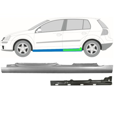 Belső és külső küszöb javító panel hoz Volkswagen Golf 5 2003-2009 / Bal / Készlet 11139
