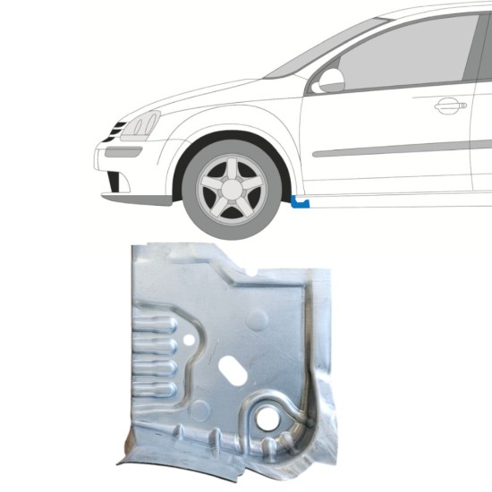 Ajtó alatti küszöb javító panel hoz Volkswagen Golf 5 2003-2009 / Bal 14907 Ajtó alatti küszöb javító panel hoz Volkswagen Golf 5 2003-2009 / Bal 14907
