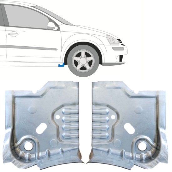Ajtó alatti küszöb javító panel hoz Volkswagen Golf 5 2003-2009 / Bal+Jobb / Készlet 14909 Ajtó alatti küszöb javító panel hoz Volkswagen Golf 5 2003-2009 / Bal+Jobb / Készlet 14909