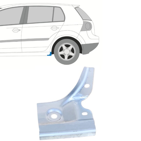Ajtó alatti küszöb javító panel hoz Volkswagen Golf 5 2003-2009 / Bal 16113