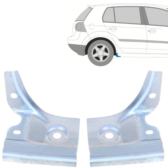 Ajtó alatti küszöb javító panel hoz Volkswagen Golf 5 2003-2009 / Bal+Jobb / Készlet 16114