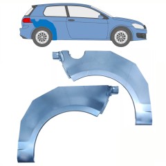 Hátsó sárvédő javító panel hoz Volkswagen Golf 6 2008-2013 / Bal+Jobb / Készlet 10071