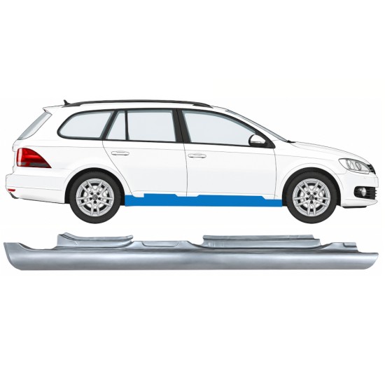 Teljes küszöb hoz Volkswagen Golf 6 2008-2013 / Jobb / COMBI 17047