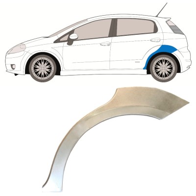 Hátsó sárvédő javító panel hoz Fiat Grande Punto Evo 2005- / Bal 14760