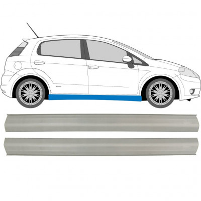 Küszöb javító panel hoz Fiat Punto / Grande / Evo 2005-2018 / Készlet 11374