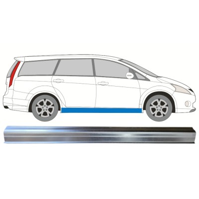 Küszöb javító panel hoz Mitsubishi Grandis 2004-2011 / Bal = Jobb (szimmetrikus) 14531