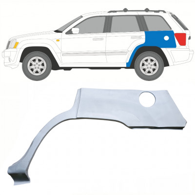 Hátsó sárvédő javító panel hoz Jeep Grand Cherokee 2005-2010 / Bal 8972