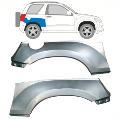 Felsőrész hátsó sárvédő javító panel hoz Suzuki Grand Vitara 2005-2014 / Bal+Jobb / Készlet 10267