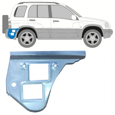 Hátsó sárvédő javító panel hoz Suzuki Grand Vitara 1997-2005 / Jobb 11692