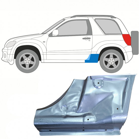 Küszöb javító panel hoz Suzuki Grand Vitara 2005-2012 / Bal 8688