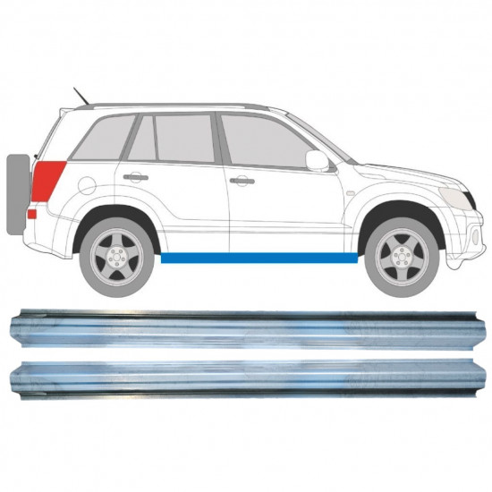 Küszöb javító panel hoz Suzuki Grand Vitara 2005-2012 / Készlet 11337