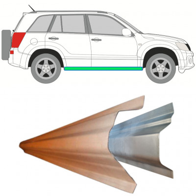 Belső és külső küszöb javító panel hoz Suzuki Grand Vitara 2005-2012 / Bal = Jobb (szimmetrikus) 11490