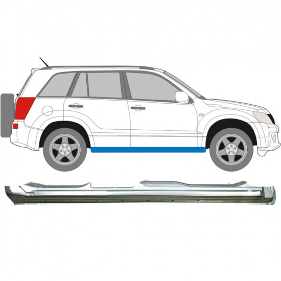 Teljes küszöb hoz Suzuki Grand Vitara 2005-2012 / Jobb 6104