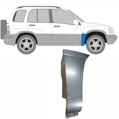 Első sárvédő javító panel hoz Suzuki Grand Vitara 1997-2005 / Jobb 10124