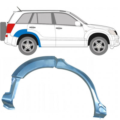 Hátsó sárvédő javító panel hoz Suzuki Grand Vitara 2005-2012 / Jobb 5990