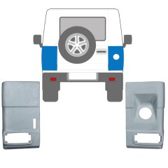 Hátsó sarok javító panel hoz Mercedes G-Class W460 1979-1993 / Bal+Jobb / Készlet 10675