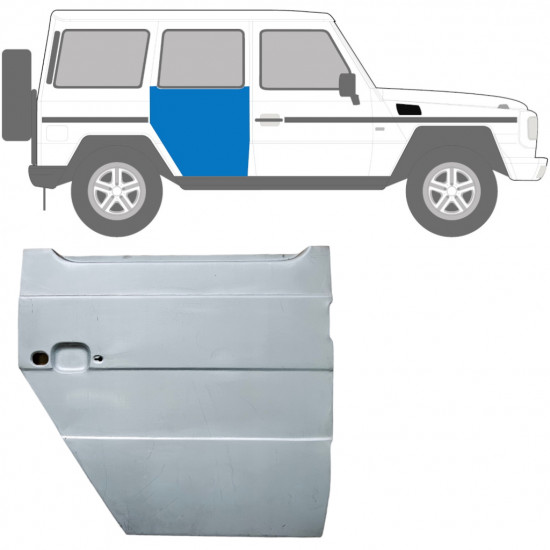 Magas hátsó ajtó javító panel hoz Mercedes G-Class 1979- / Jobb 5415