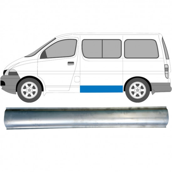 Oldalsó javító panel hoz Toyota Hiace 1995-2006 / Bal 7070