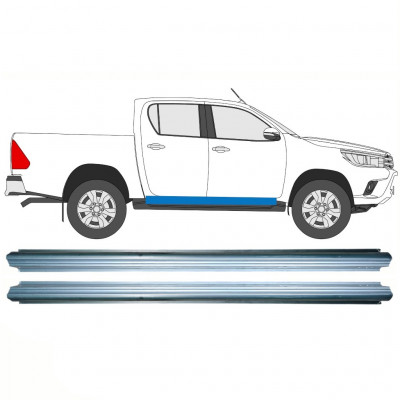 Küszöb javító panel hoz Toyota Hilux 2015- / Bal = Jobb (szimmetrikus) / Készlet 10140