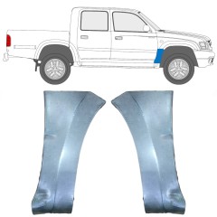 Első sárvédő javító panel hoz Toyota Hilux 1998-2005 / Bal+Jobb / Készlet 10068
