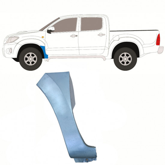 Első sárvédő javító panel hoz Toyota Hilux 2005-2015 / Bal 8392