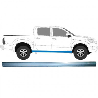 Küszöb javító panel hoz Toyota Hilux 2005-2015 / Bal = Jobb (szimmetrikus) 9029