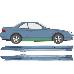Teljes küszöb hoz Honda Prelude 1996-2001 / Bal+Jobb / Készlet 9198