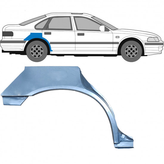 Hátsó sárvédő javító panel hoz Honda Accord 1993-1998 / Jobb 5907