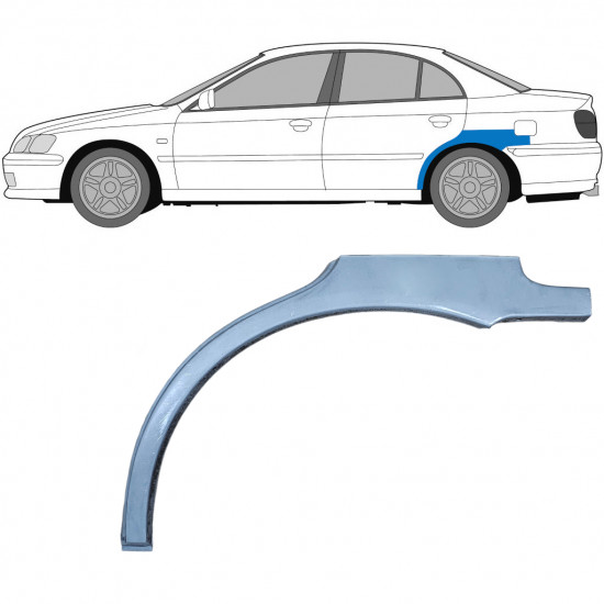 Hátsó sárvédő javító panel hoz Honda Accord 1998-2002 / Bal 5264