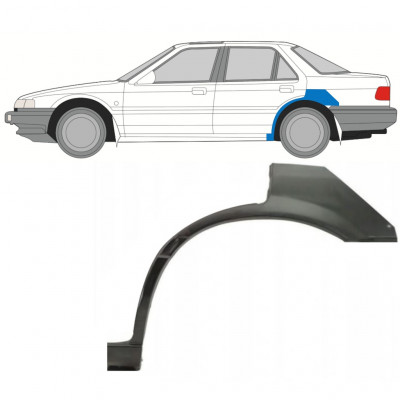 Hátsó sárvédő javító panel hoz Honda Accord 1985-1989 / Bal 7598