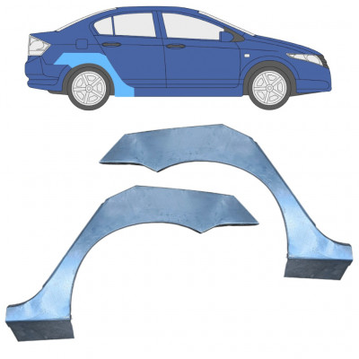 Hátsó sárvédő javító panel hoz Honda City 2008-2013 / Bal+Jobb / Készlet 9952