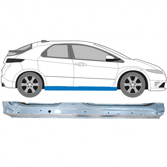 Küszöb javító panel hoz Honda Civic 2005-2011 / Jobb 7192