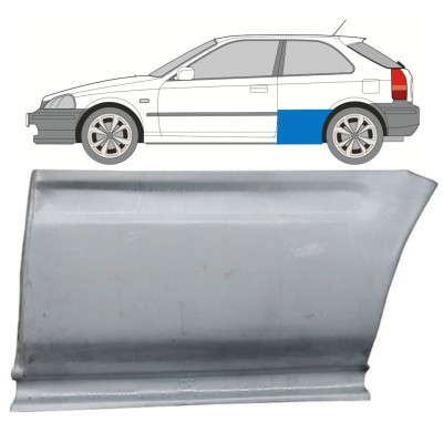 Hátsó sárvédő javító panel hoz Honda Civic 1995-2001 / Bal 7678