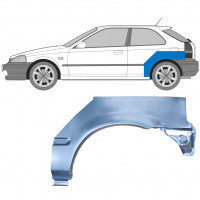 Hátsó sárvédő javító panel hoz Honda Civic 1995-2000 / Bal 5126