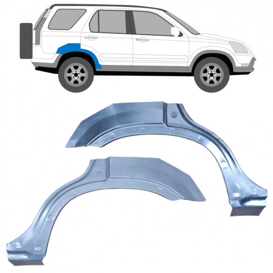 Hátsó sárvédő javító panel hoz Honda CRV 2002-2006 / Bal+Jobb / Készlet 9658