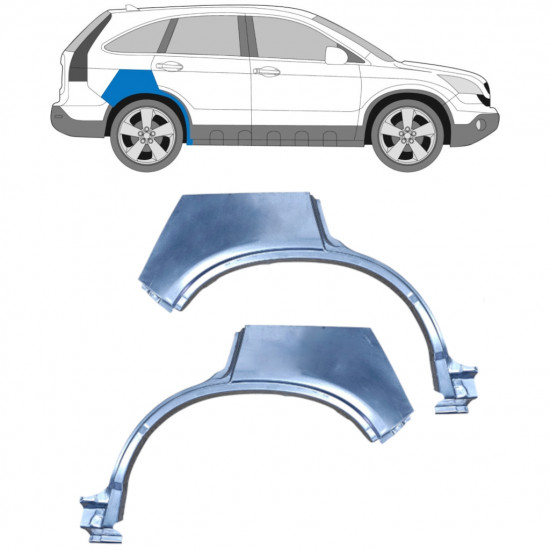 Hátsó sárvédő javító panel hoz Honda CRV 2006-2009 / Bal+Jobb / Készlet 9494