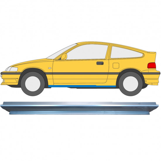 Küszöb javító panel hoz Honda CRX 1987-1992 / Bal 6640