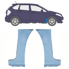 Első sárvédő javító panel hoz Honda FR-V 2005-2009 / Bal+Jobb / Készlet 10833