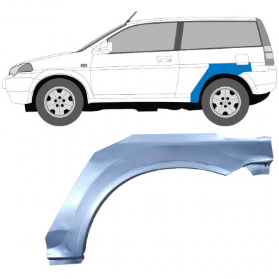 Hátsó sárvédő javító panel hoz Honda HRV 1999-2006 / Bal 5845