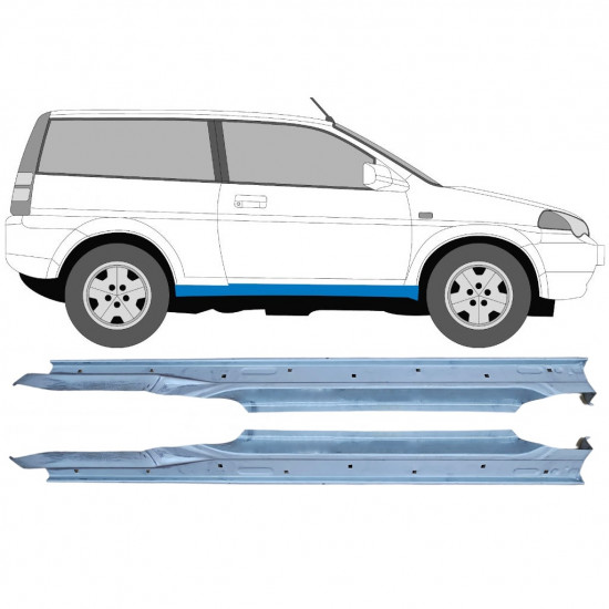 Küszöb javító panel hoz Honda HRV 1999-2006 / Bal+Jobb / Készlet 10451