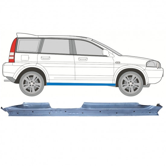 Küszöb javító panel hoz Honda HRV 1999-2006 / Jobb 5854