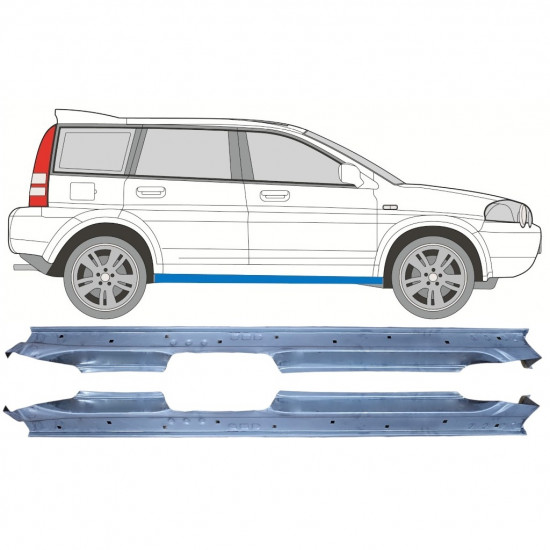 Küszöb javító panel hoz Honda HRV 1999-2006 / Bal+Jobb / Készlet 9511