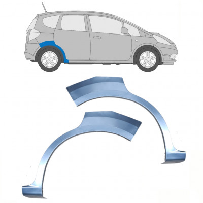 Hátsó sárvédő javító panel hoz Honda Jazz GE 2008-2015 / Bal+Jobb / Készlet 10297