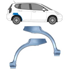 Hátsó sárvédő javító panel hoz Honda Jazz 2002-2008 / Bal+Jobb / Készlet 9195