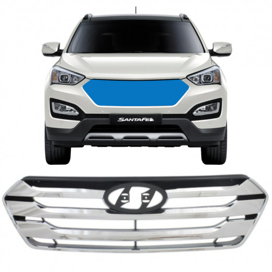 Hűtőrács hoz Hyundai Santa Fe 2012-2018 7520